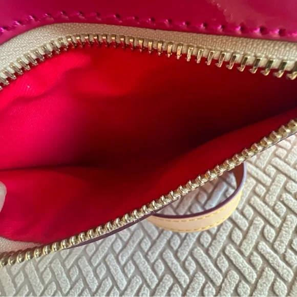 Dooney & Bourke Hot Pink Patent Leather Zip Crossbody Flap - Picture 14 of 16